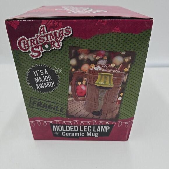 A‎ Christmas Story Leg Lamp 29oz New Molded Ceramic Mug 3-D Cup Stein W/ Handle - Picture 1 of 8